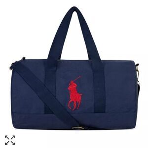 Polo duffle bag with shoulder strap